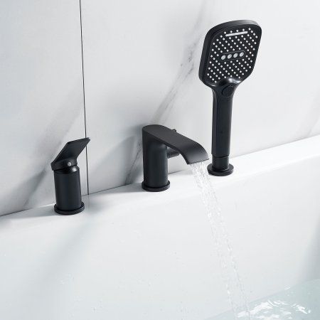 Смеситель для ванны Shevanik S4TA11NK2HYE, Черный