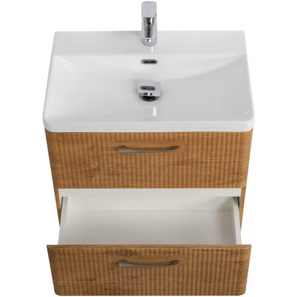 Тумба под раковину BelBagno Due DUE-600-2C-SO-RN-P 60,6 см, подвесная, Rovere Nature