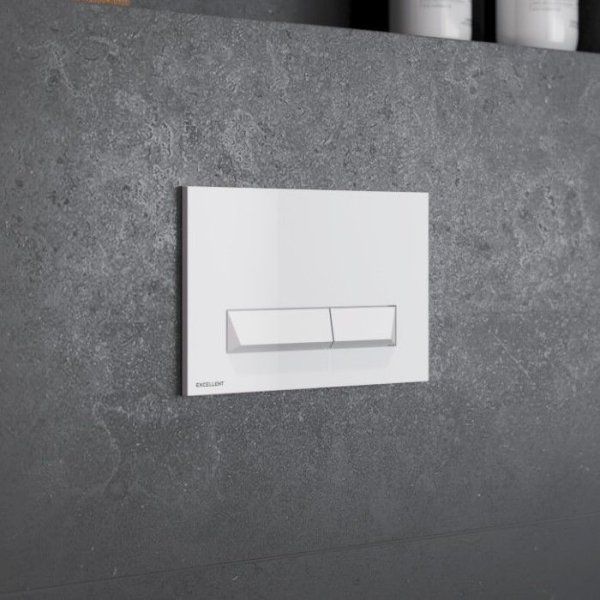Кнопка смыва Excellent Platto INEX.PL230.150.WH белый