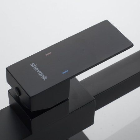 Смеситель для кухни Shevanik S1JR48QLH, Черный