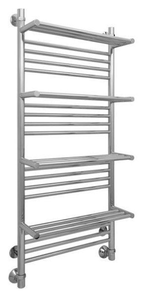 Полотенцесушитель водяной Сунержа Богема +4 полки 1200x500 L хром с доп. перемычкой