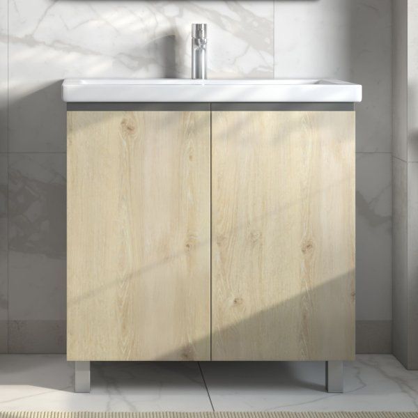 Тумба под раковину VIGO Yuma 800-2-0 (Como) поставляется в разобранном виде (347)