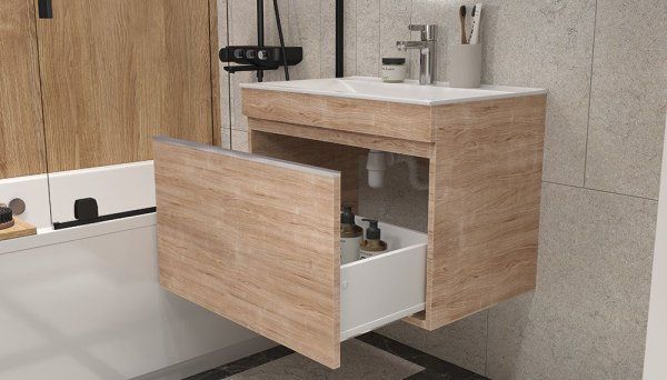 Тумба Velvex подвесная Pulsus 70 Дуб сонома (tp.PUL.PUL.70.1Y дуб сонома)