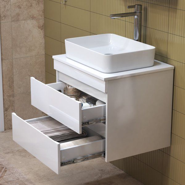 Тумба VIGO Urban под раковину Urban 600-0-2 со столешницей навесная (tp.URB.60.2Y)