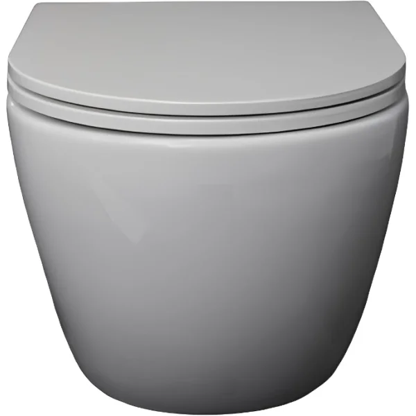 Унитаз подвесной Ceruttispa Sella Aria CT7183 безободковый, с сиденьем микролифт, белый