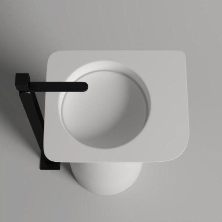 Раковина Salini Ninfea 130221M 54,5х44,7х88 напольная, белый матовый