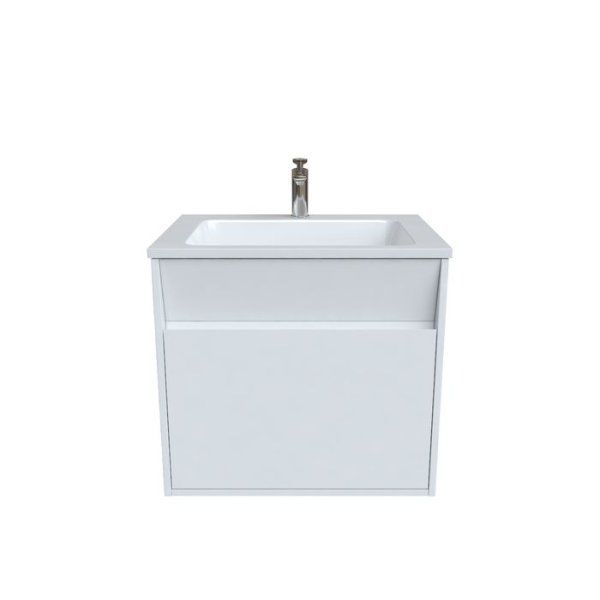 Тумба с умывальником IDDIS подвесная с ящиками белая Esper 60 см (ESXVP6HQ0WBE0iNW95VLK)