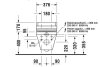 Унитаз подвесной Duravit DuraStyle Senso Wash 2537590000