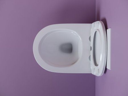 Унитаз подвесной Ceramica Nova Uno CN11001 микролифт, белый