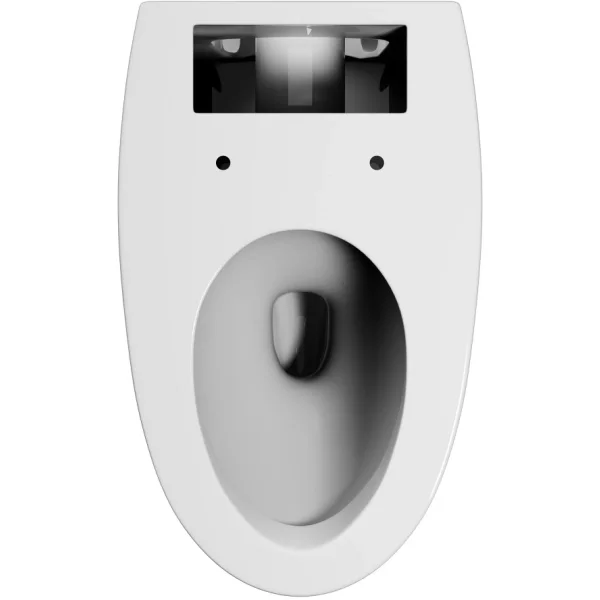 Унитаз напольный Abber Bequem AC1125P импульсный, безободковый, с сиденьем микролифт, белый