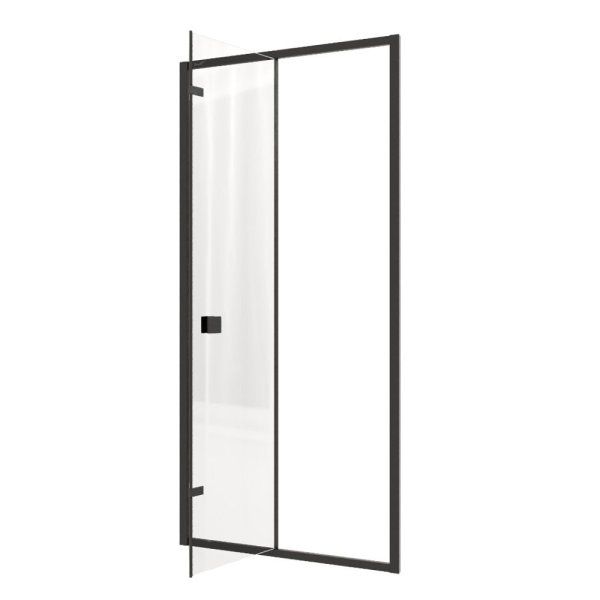 Душевая дверь Cerutti SPA BELLA D81B 80x195 прозрачное стекло/черный профиль