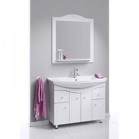 Мебель для ванной Aqwella Франческа FR0110 105 напольная, белый