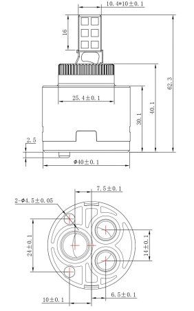 Картридж стандарт VODA (VCRT 40 LOW)