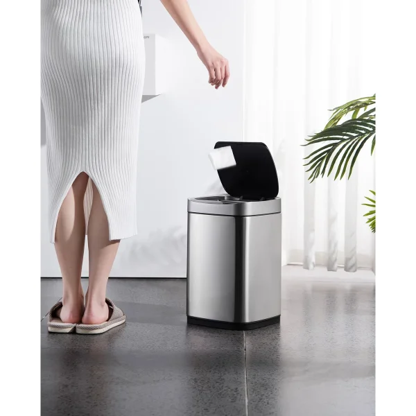Мусорное ведро Arrow PW-802 12 л, сенсорное, нержавеющая сталь