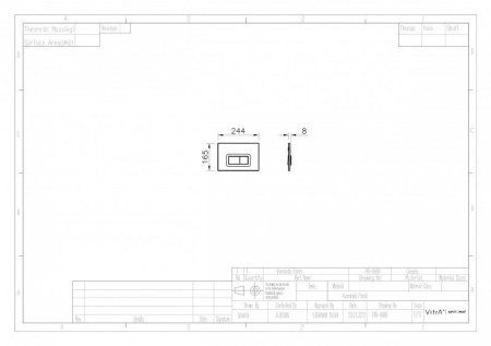 Кнопка смыва VitrA 740-0680 хром