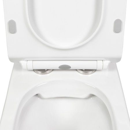 Унитаз напольный безободковый белый с сиденьем микролифт BOND F06-00