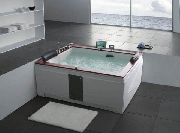 Акриловая ванна Gemy G9052 II O L с гидромассажем