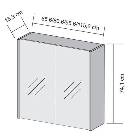 Мебель для ванной Dreja Aston 120 белый глянец