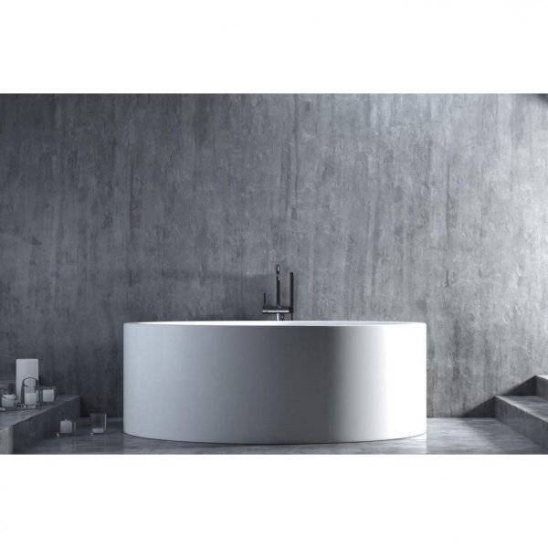 Ванна Salini Isola 101111M 200х200 белый матовый