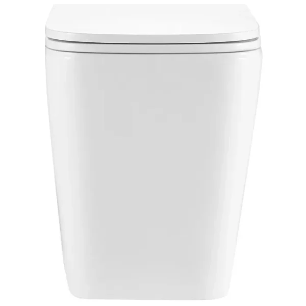 Приставной безободковый унитаз с сиденьем микролифт GID TRS-264