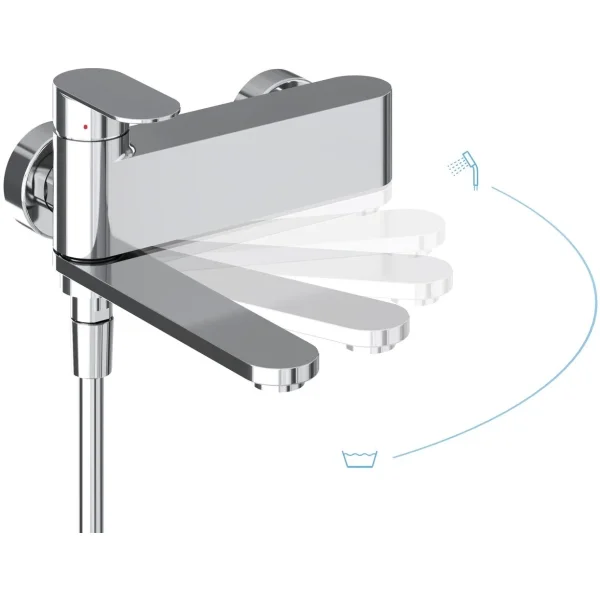 Смеситель для ванны Ravak Chrome II CR II 022.00CR X070451 хром