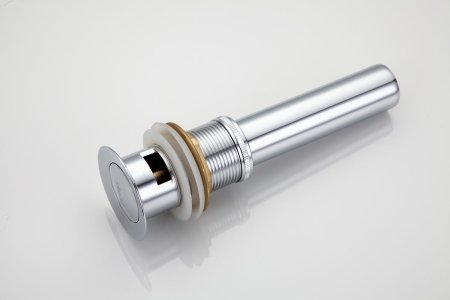 Донный клапан для раковины с переливом Frap F66-2, хром