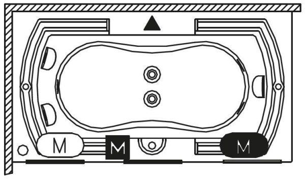 Ванна акриловая Riho Lisette BZ1400500000000 195х105