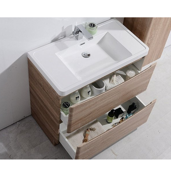 Мебель для ванной  BelBagno Ancona-N 60 rovere bianco напольная