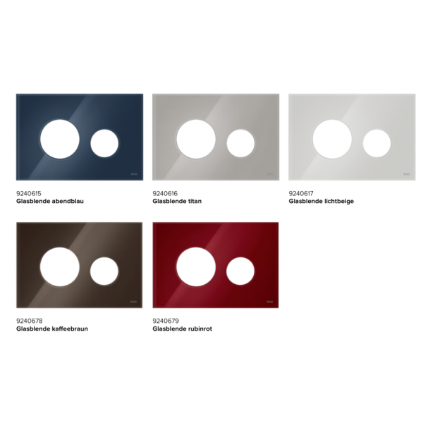 Кнопка смыва Tece Loop Modular 9240618 белый матовый, без лицевой панели