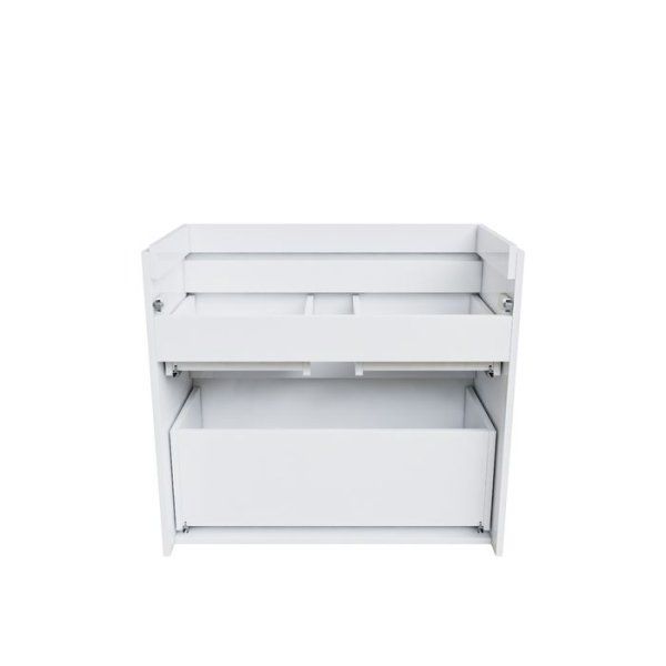 Тумба напольная с ящиками, белая, 80 см, Zodiac, IDDIS, ZOD8CBFi95  подходит ум. 3508000i28