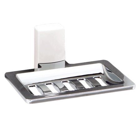 Мыльница WasserKRAFT Leine K-5069W белый, хром
