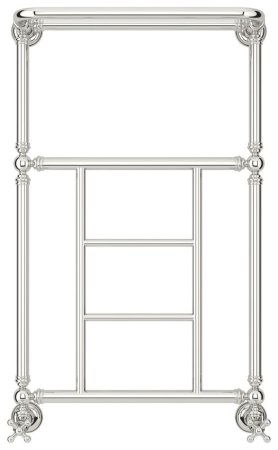 Полотенцесушитель водяной Сунержа Ренессанс 00-0282-8650 860x500 без покрытия