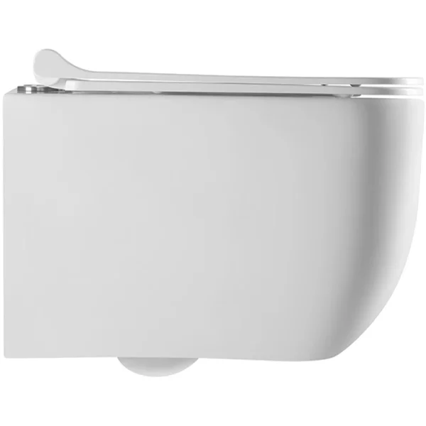 Унитаз подвесной Charus Pinto EWC700-126W безободковый, с сиденьем микролифт, белый