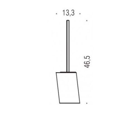 Ершик Colombo Cool Dropy B4706.BI напольный, хром