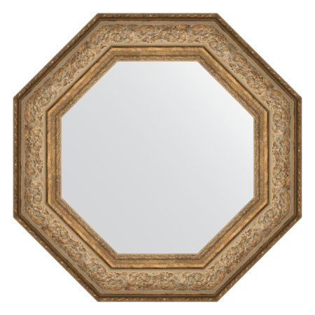 Зеркало Evoform Octagon BY 7384 65x65 виньетка античная бронза