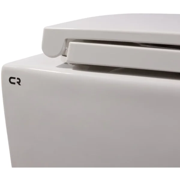 Унитаз подвесной Charus Estella EWC700-121W безободковый, с сиденьем микролифт, белый