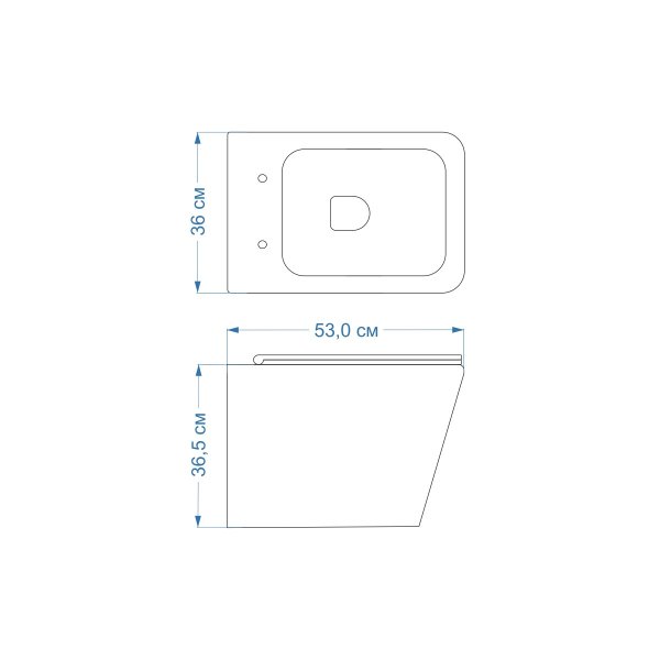 Унитаз подвесной Maretti Umbria безободковый с микролифтом, UM10PBM51-560, черный