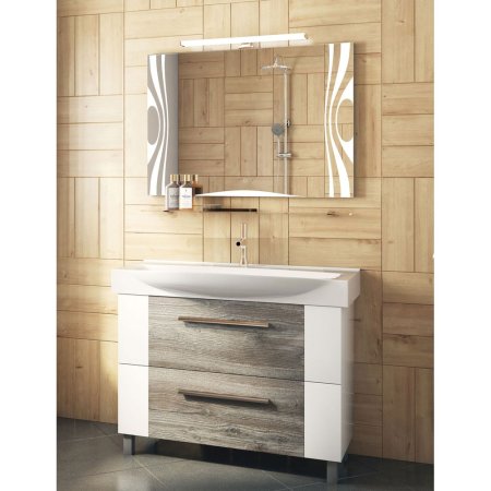 Зеркало Vigo Leo 80 со светильником