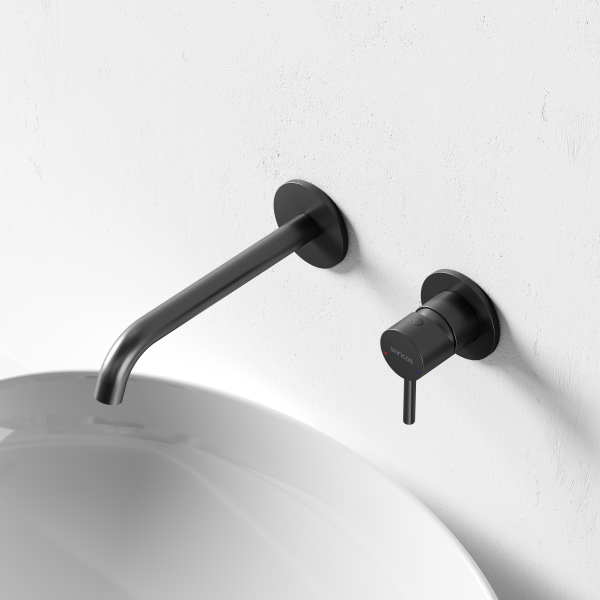 Смеситель для раковины SANCOS Etna с внутренней частью, черный матовый,  SC9004MB