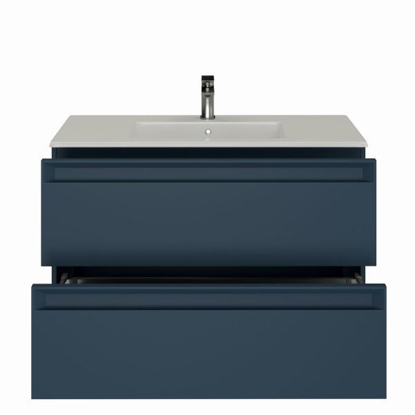 Тумба под раковину Allen Brau Eclipse 100 1.E1003.BGM 2.0 синий матовый