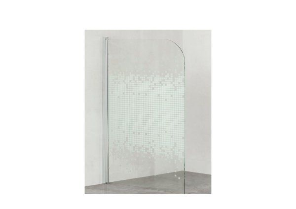 Душевая шторка для ванны Loranto SW-L1485 стекло 6мм, размер 85х140 см, профиль хром (CW-L1485)