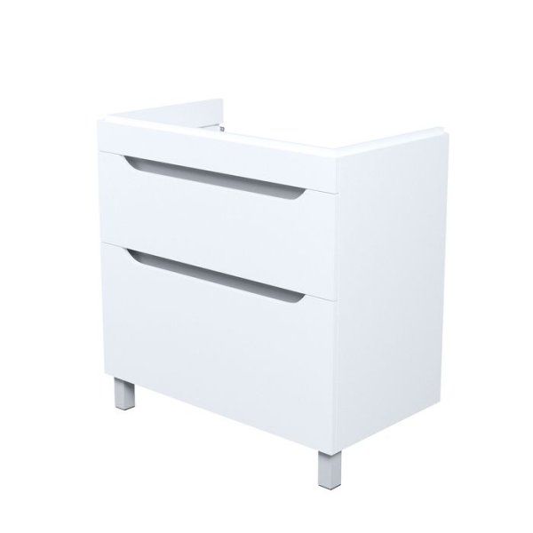 Тумба напольная, 80 см, белый, Sky, IDDIS, SKY80WFi95 подходит умыв. 4078000i28