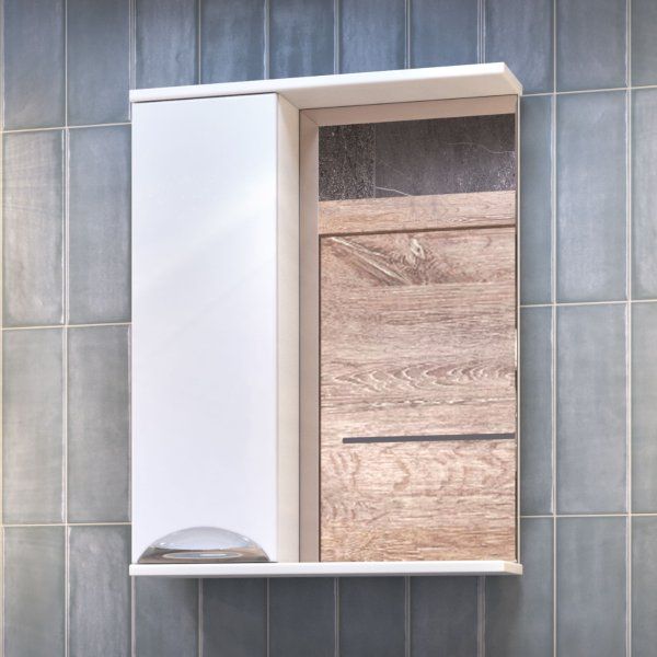 Шкаф VIGO навесной с зеркалом Callao 600 (левый) (z.CAL.60.L)
