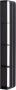 Полка Aquanet Магнум 15x100 черная матовая, вертикальная