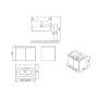 Мебель для ванной Ravak Classic SDD 800 X000001095 L подвесная, латте/белая