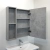 Зеркало-шкаф COMFORTY "Осло-70" бетон светлый