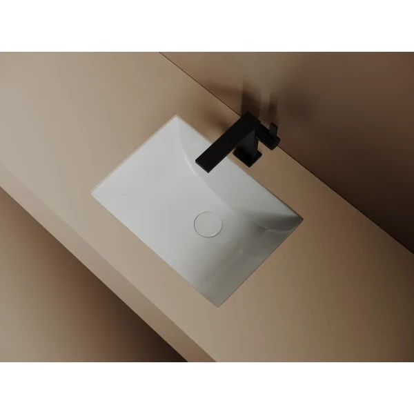 Раковина Ceramicanova Era CN15002 46x34,8 см, встраиваемая снизу, белый