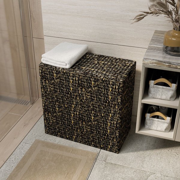 Корзина для белья WasserKRAFT Fulda WB-520-L коричневый