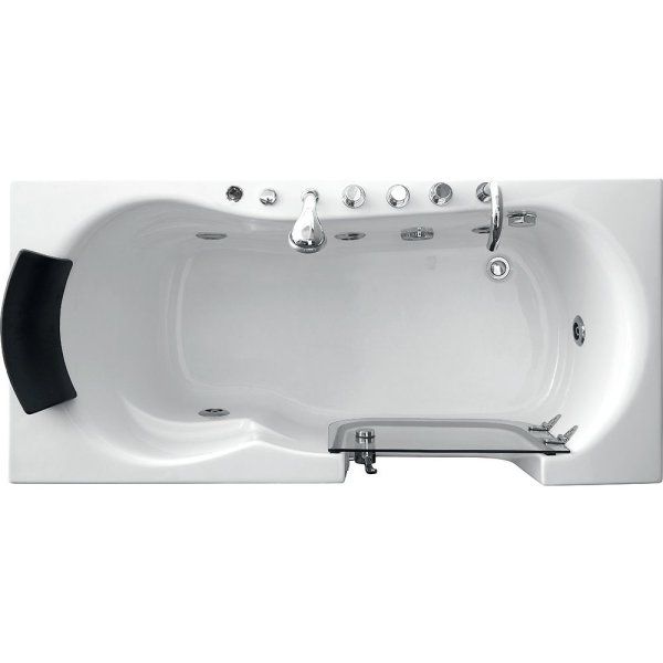 Акриловая ванна Gemy G9246 B R с гидромассажем