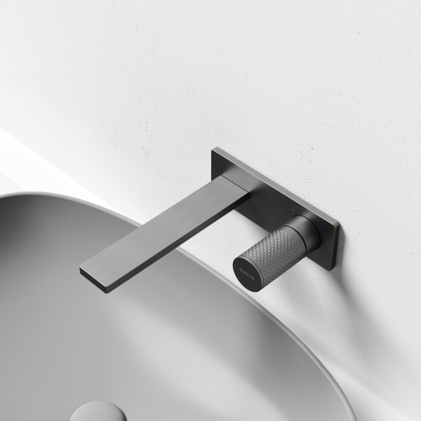 Смеситель для раковины SANCOS Nexus с внутренней частью, вороненая сталь,  SC9013GG